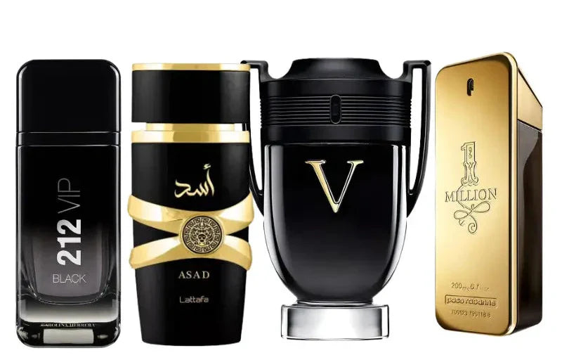Set od 4 parfema | Asad, One Million, Invictus Victoru, 212 Vip Black